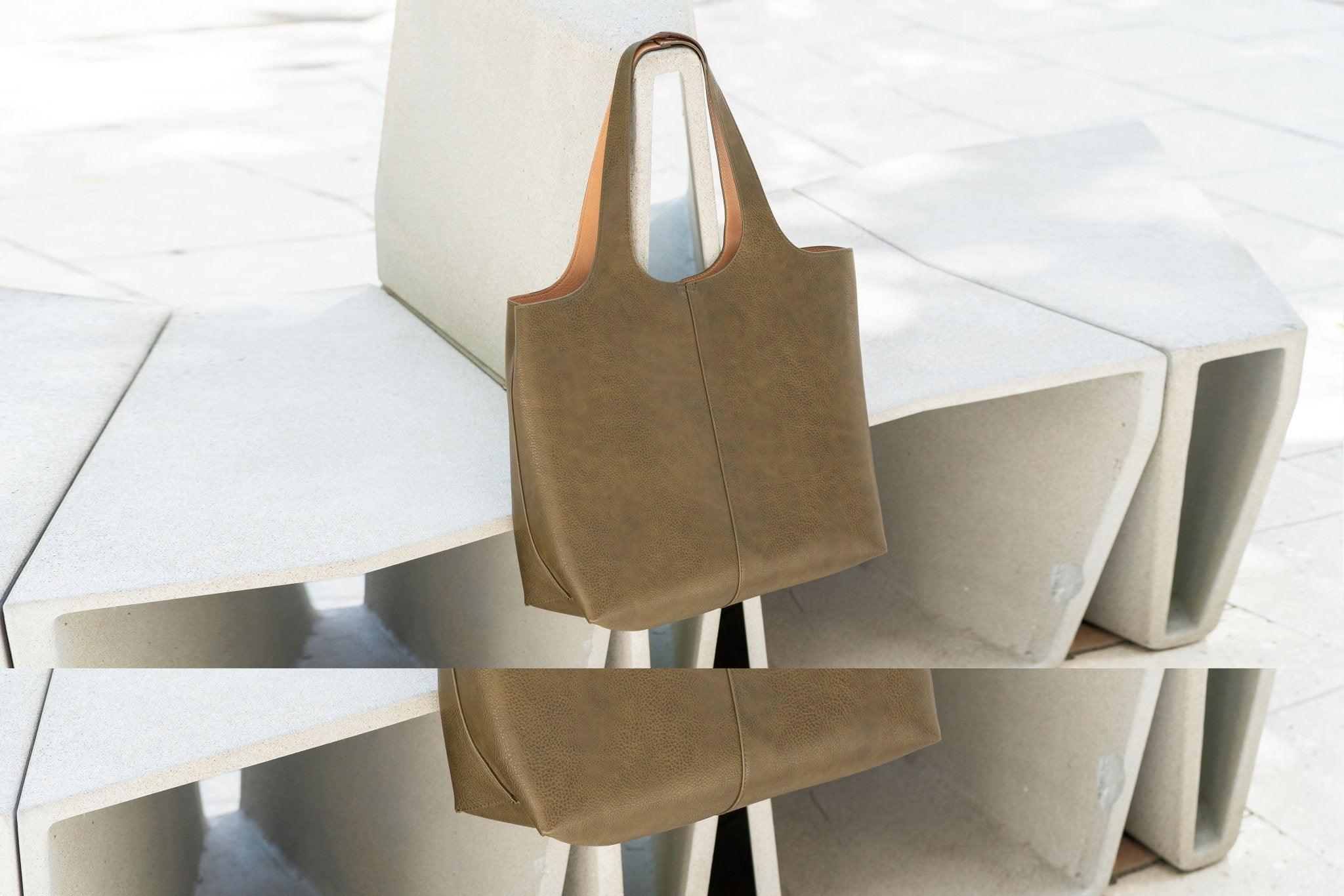 Discover our innovative vegan leather Campa Tumbler Tote Bag – SOMEFANCYNAME