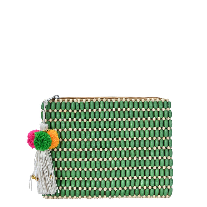 Elara Wooden Bead Clutch - MMS Brands