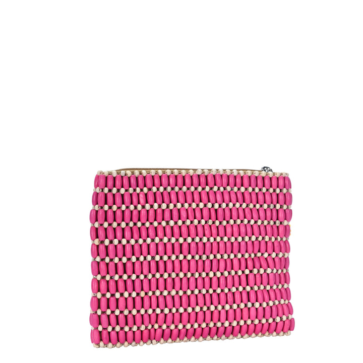 Elara Wooden Bead Clutch - MMS Brands