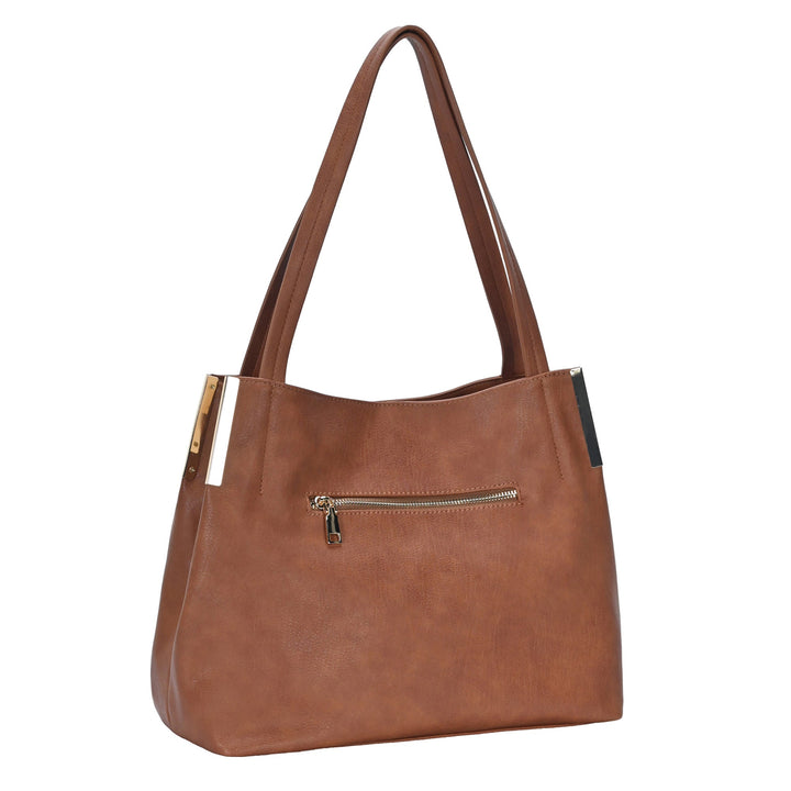 Elizabeth Triple Compartment Hobo - MMS Brands