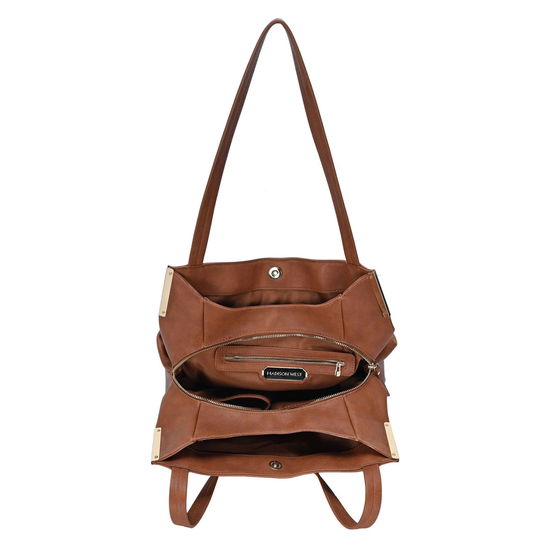 Elizabeth Triple Compartment Hobo - MMS Brands