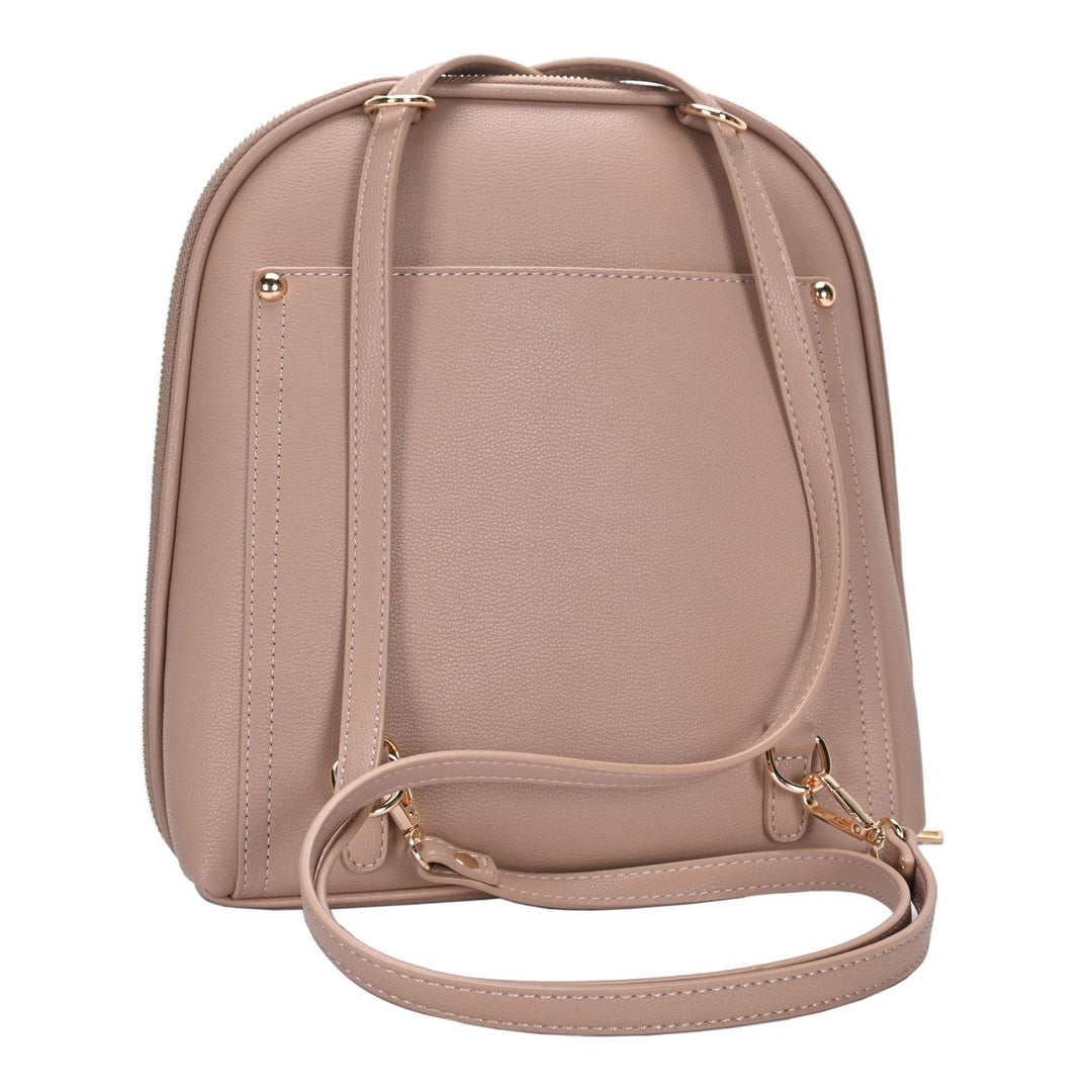Miztique Sienna Soft Vegan Leather Convertible Backpack With