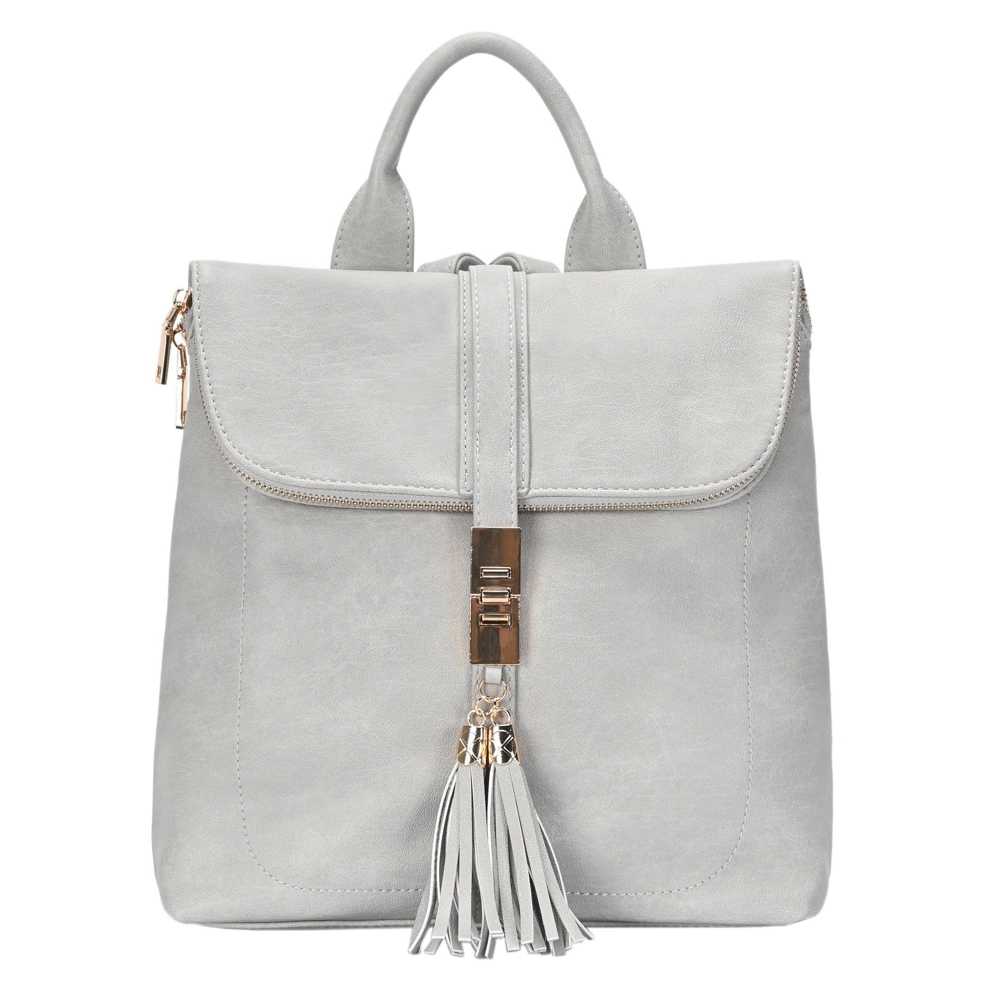 The Diana Vegan Leather Flap Over Backpack by Miztique MMS Brands