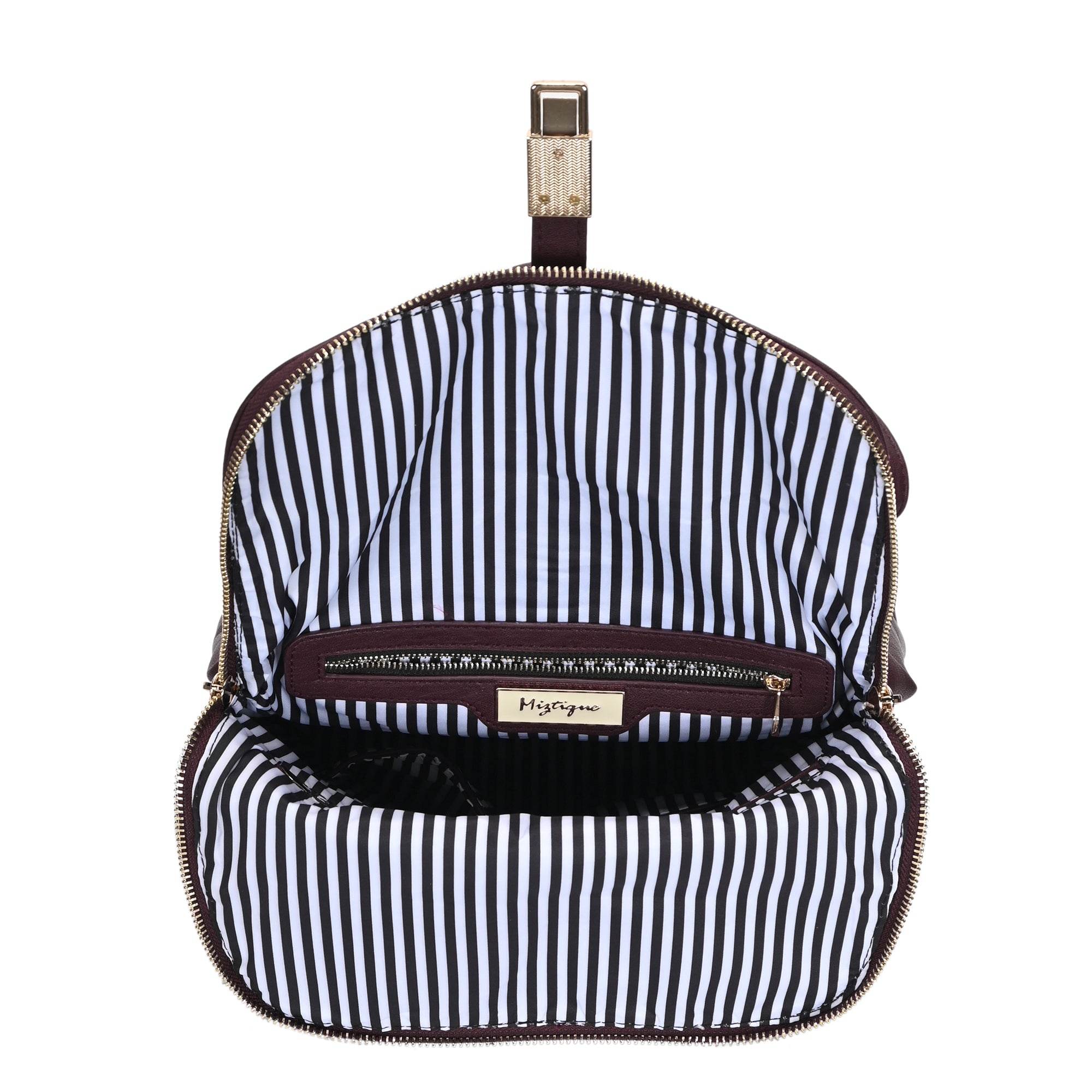 Guess striped backpack best sale