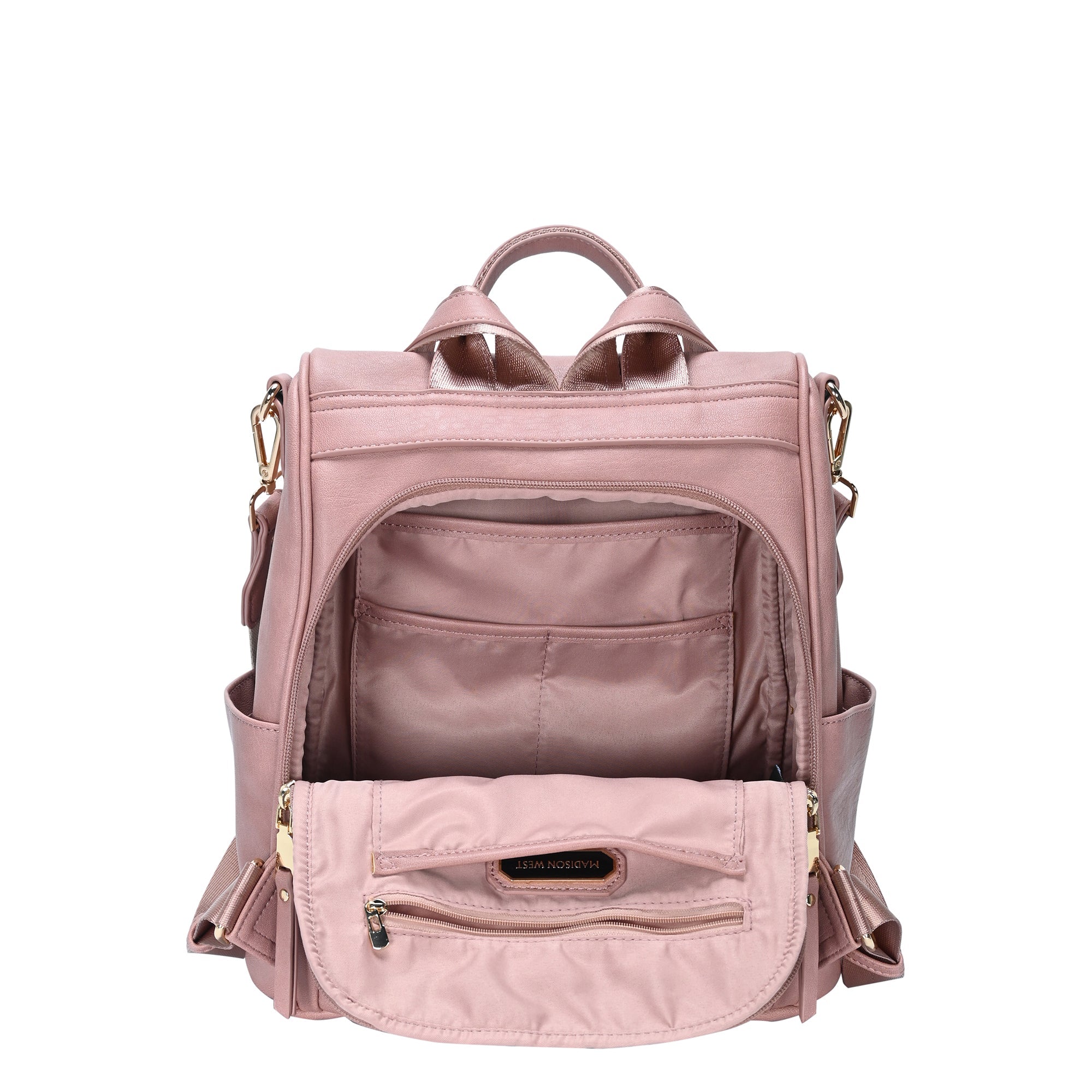 The Heather Webbing Strap Convertible Backpack by Madison West