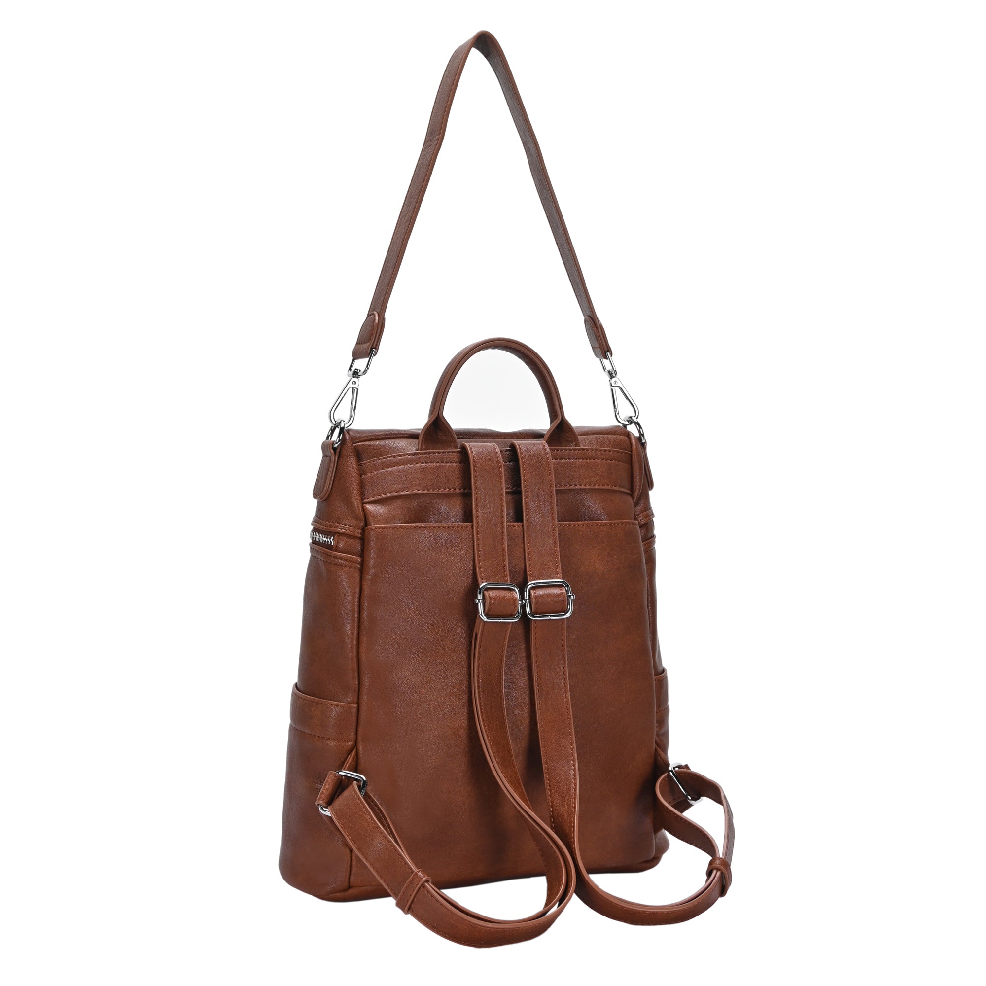 Sienna Backpack Vegan Leather Bag with Adjustable Straps MMS Brands