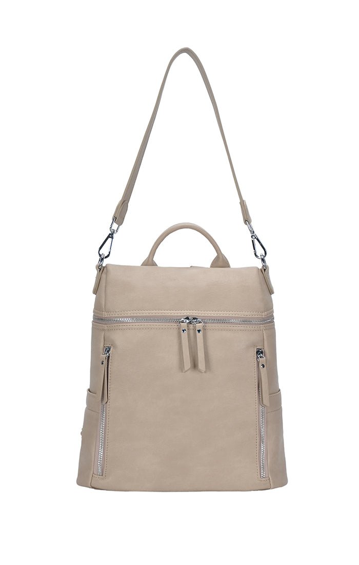Vegan Leather Convertible Backpack Purses | MMS Brands