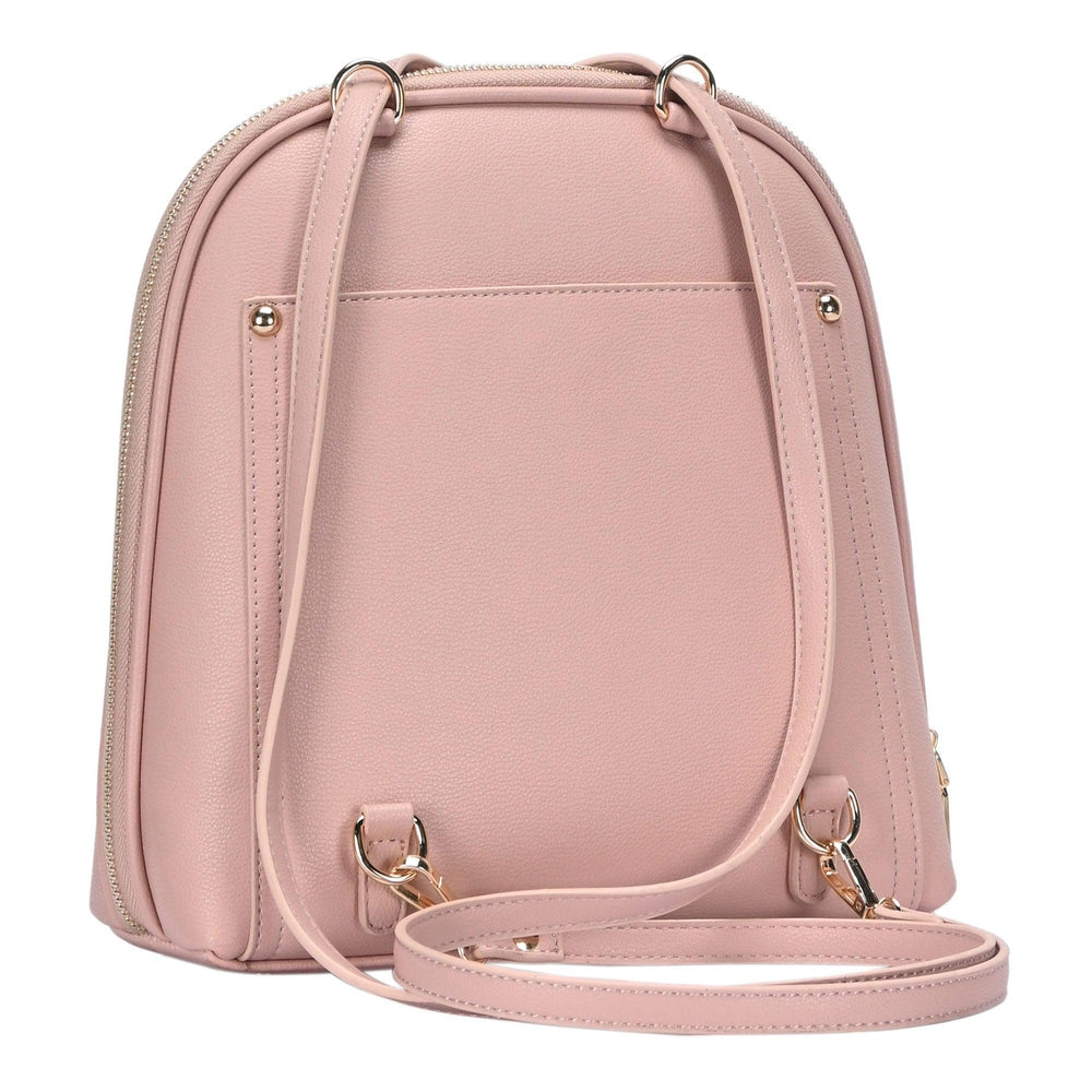 Miztique The Chloe Backpack Purse for Women, Sleek Shoulder Bag, Soft Vegan  Leather - Blush
