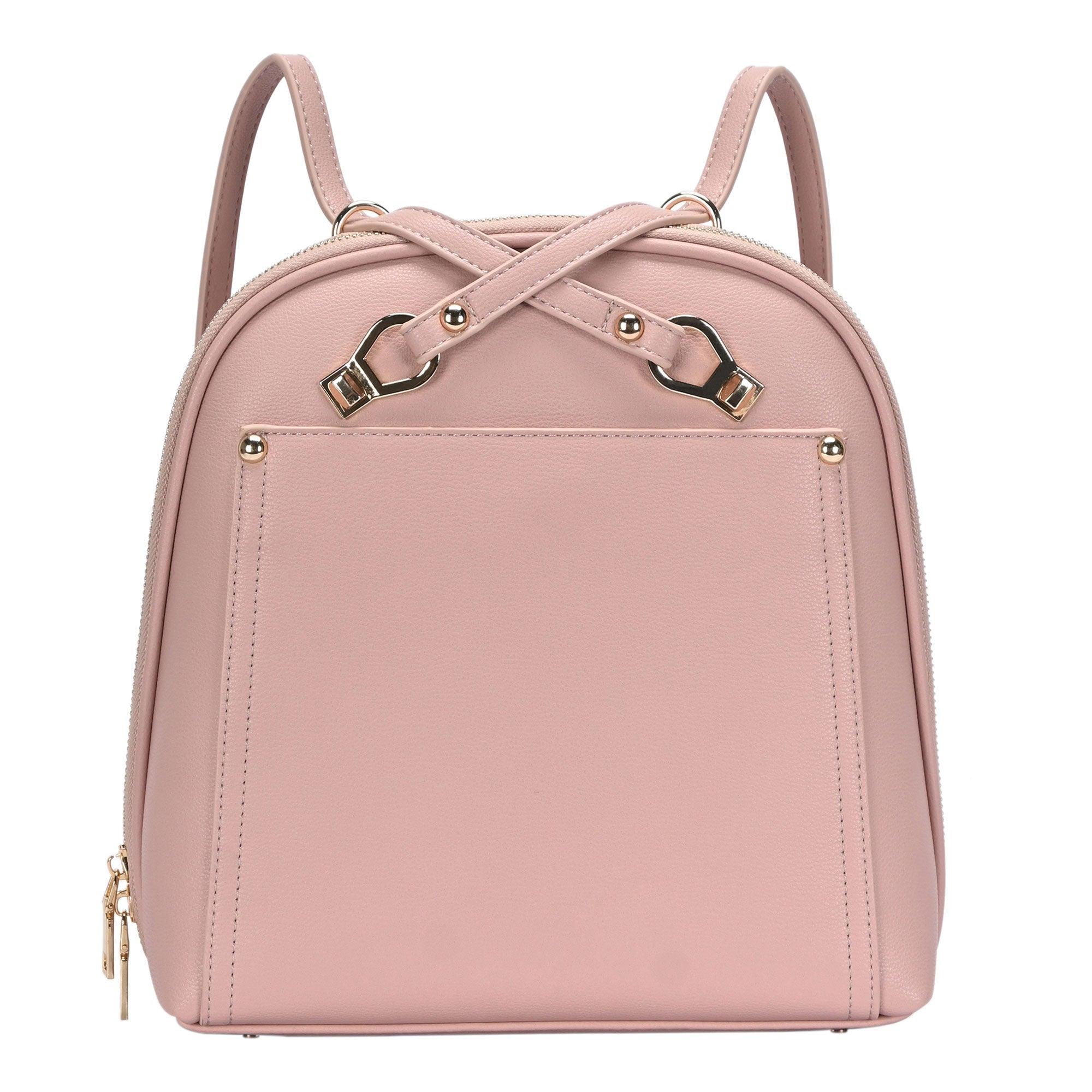 Multi Compartment Color Blocked Handbag In Pink (m) at Rs 1290.00 | Leather  Handbag | ID: 25509887088