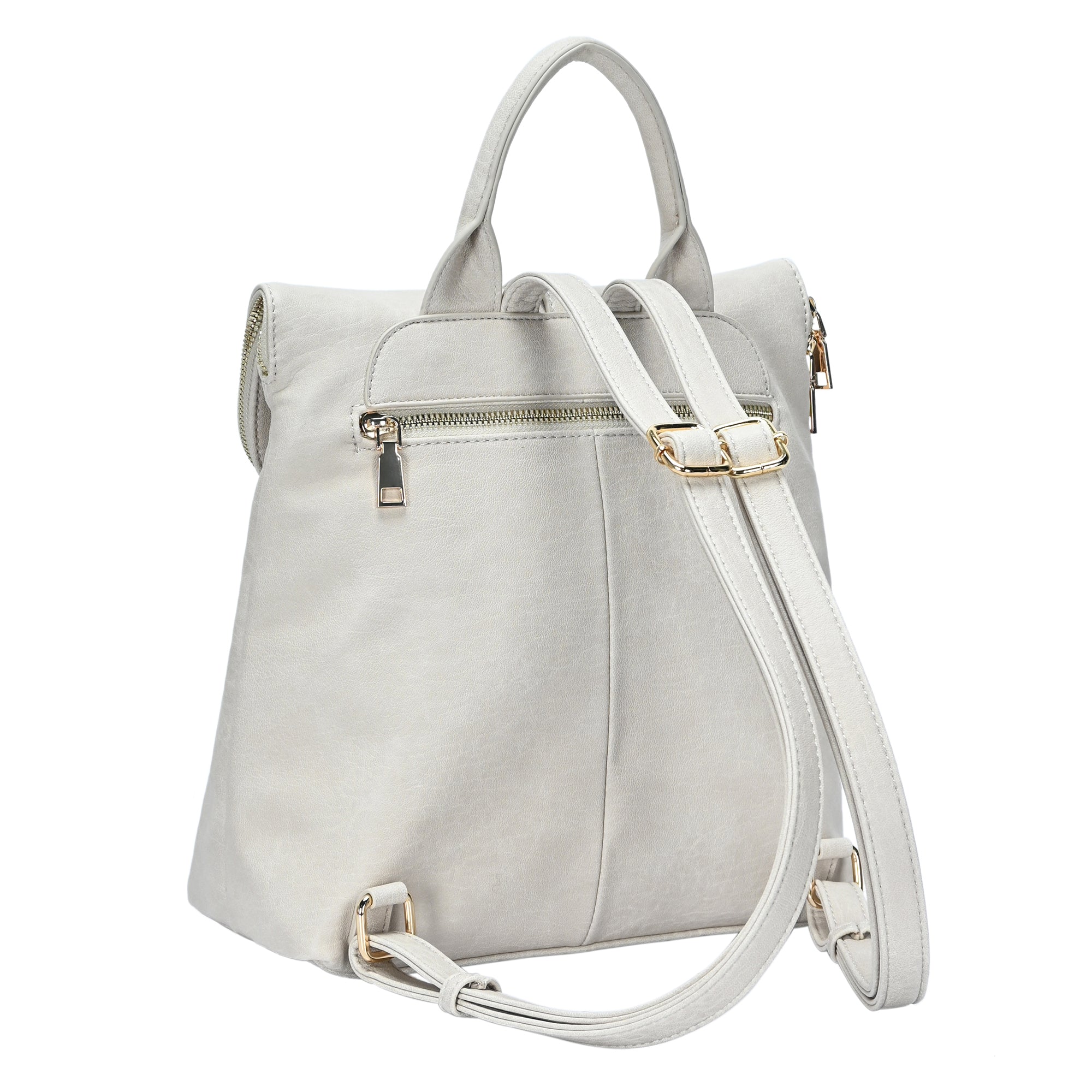 The Diana Vegan Leather Flap Over Backpack by Miztique MMS Brands