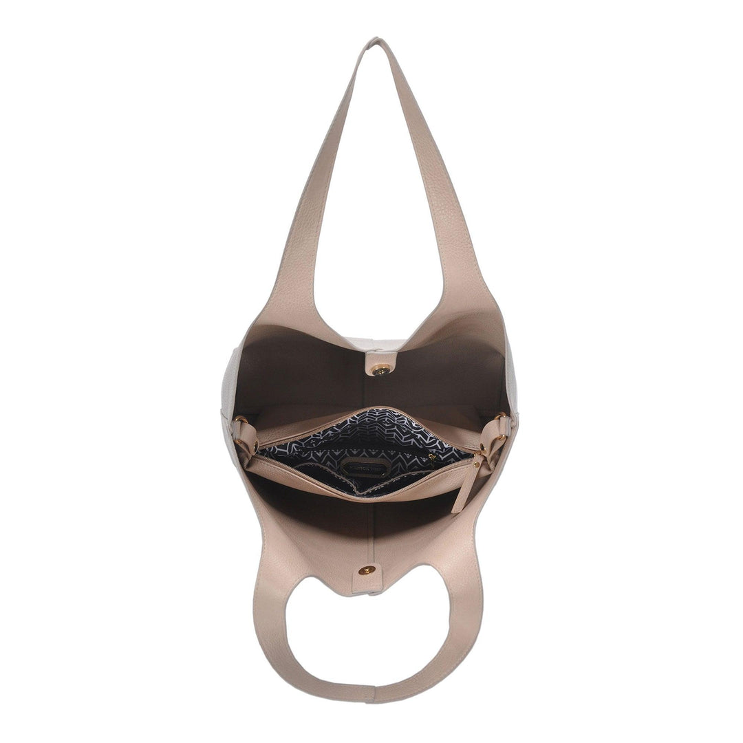 Elle Hobo Purse Dark Taupe for Women Shoulder Bag