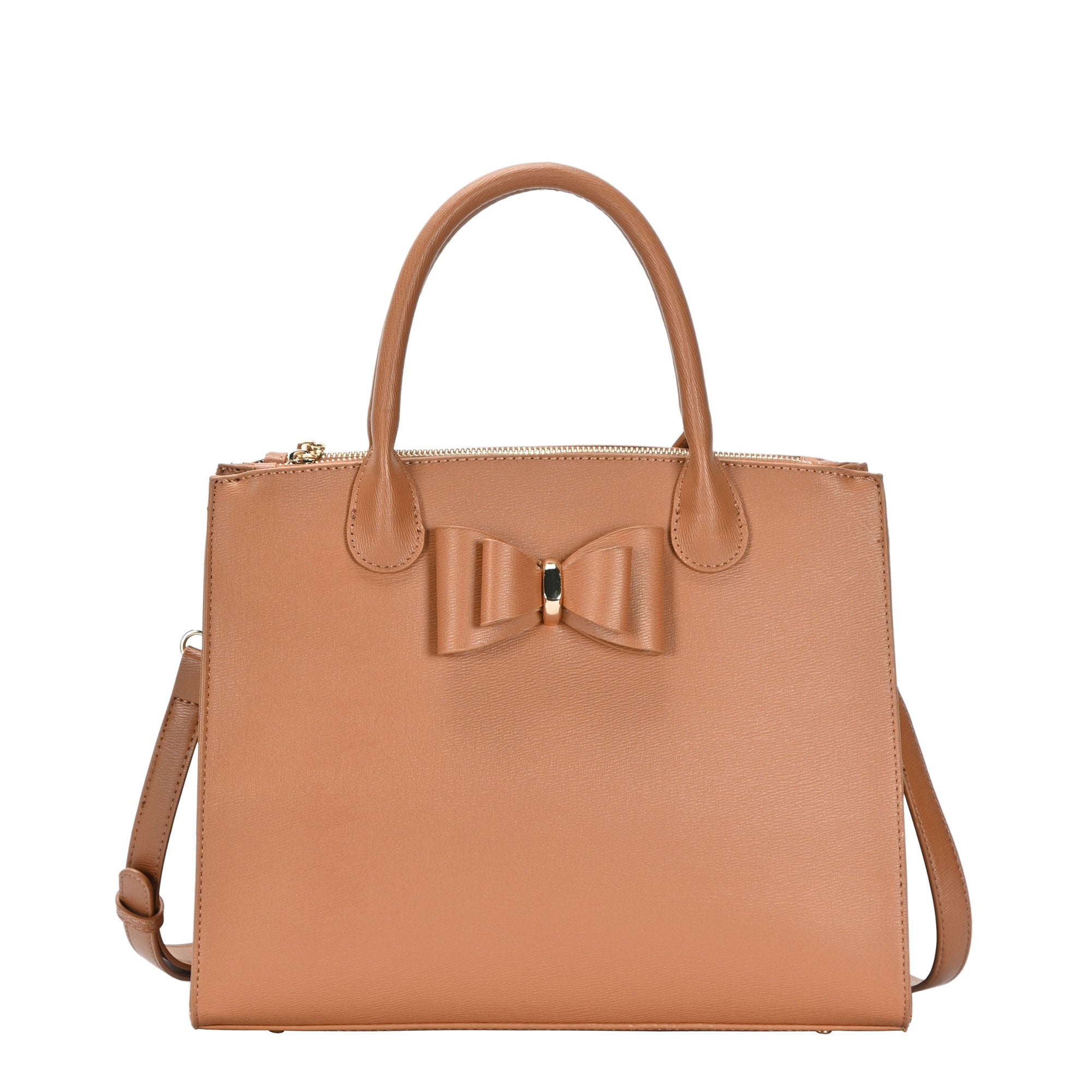 Miztique vegan top leather tote